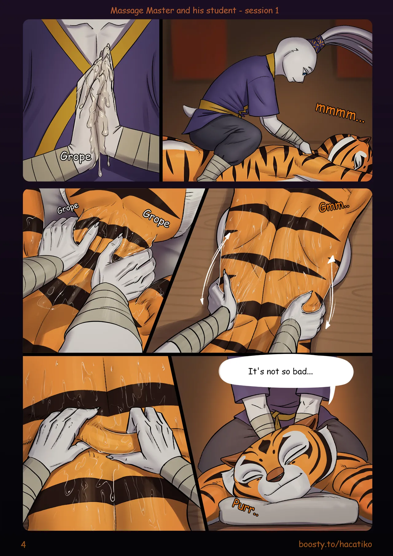 Massage master and his student - Session 1 page 5 full