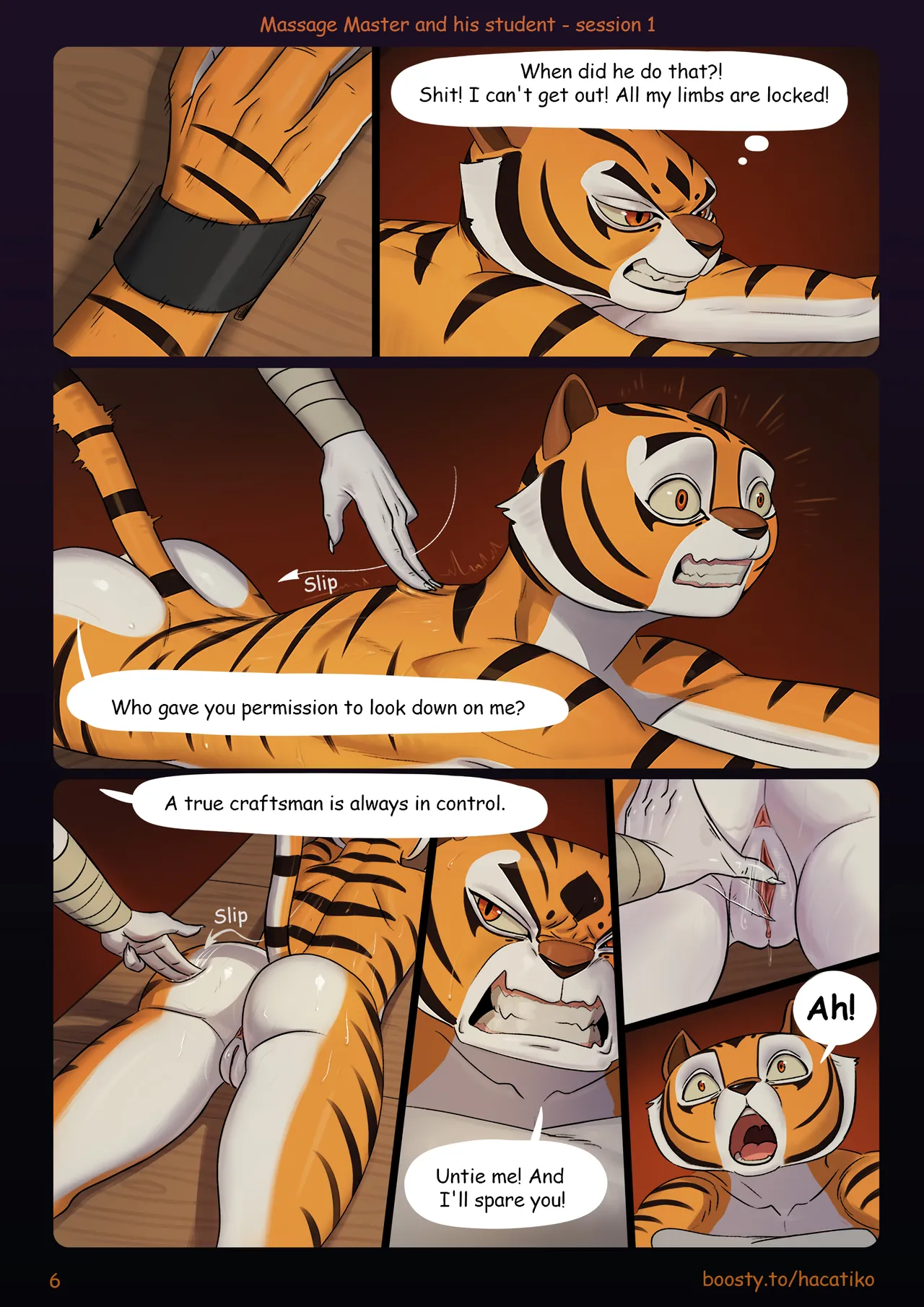Massage master and his student - Session 1 page 7 full