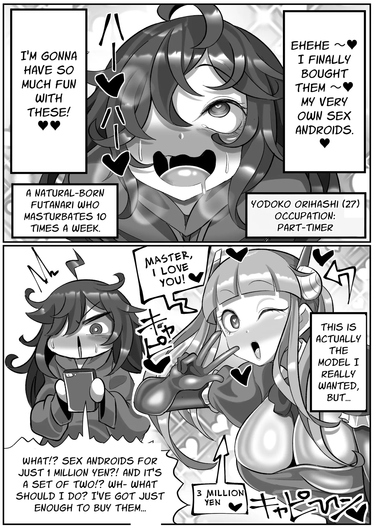 Kikaiteki Futanari Shasei Kanri | Mechanical Futanari Ejaculation Control page 4 full