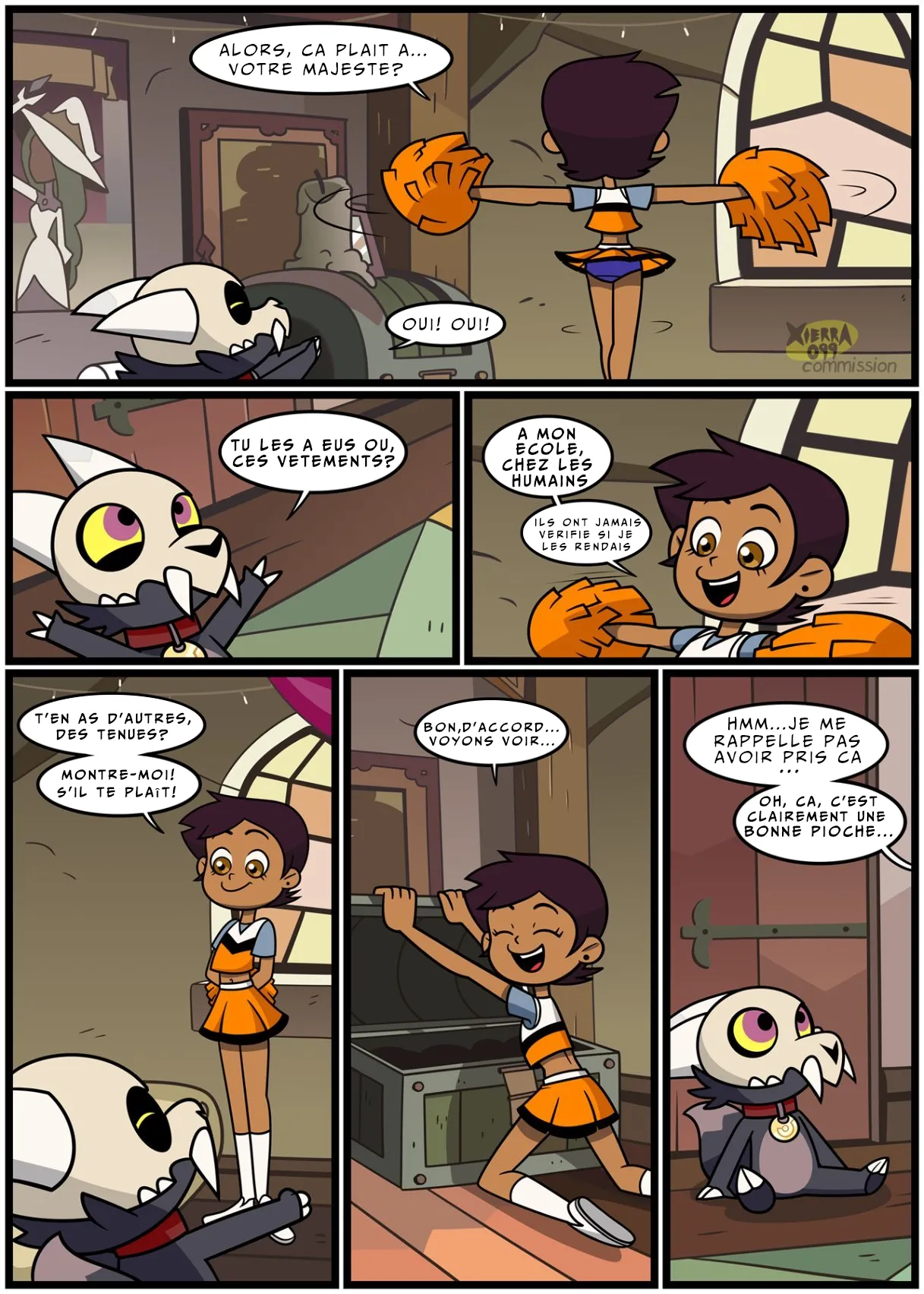 The Owl house - After Dark: King's Cheer up/Dress up party page 4 full