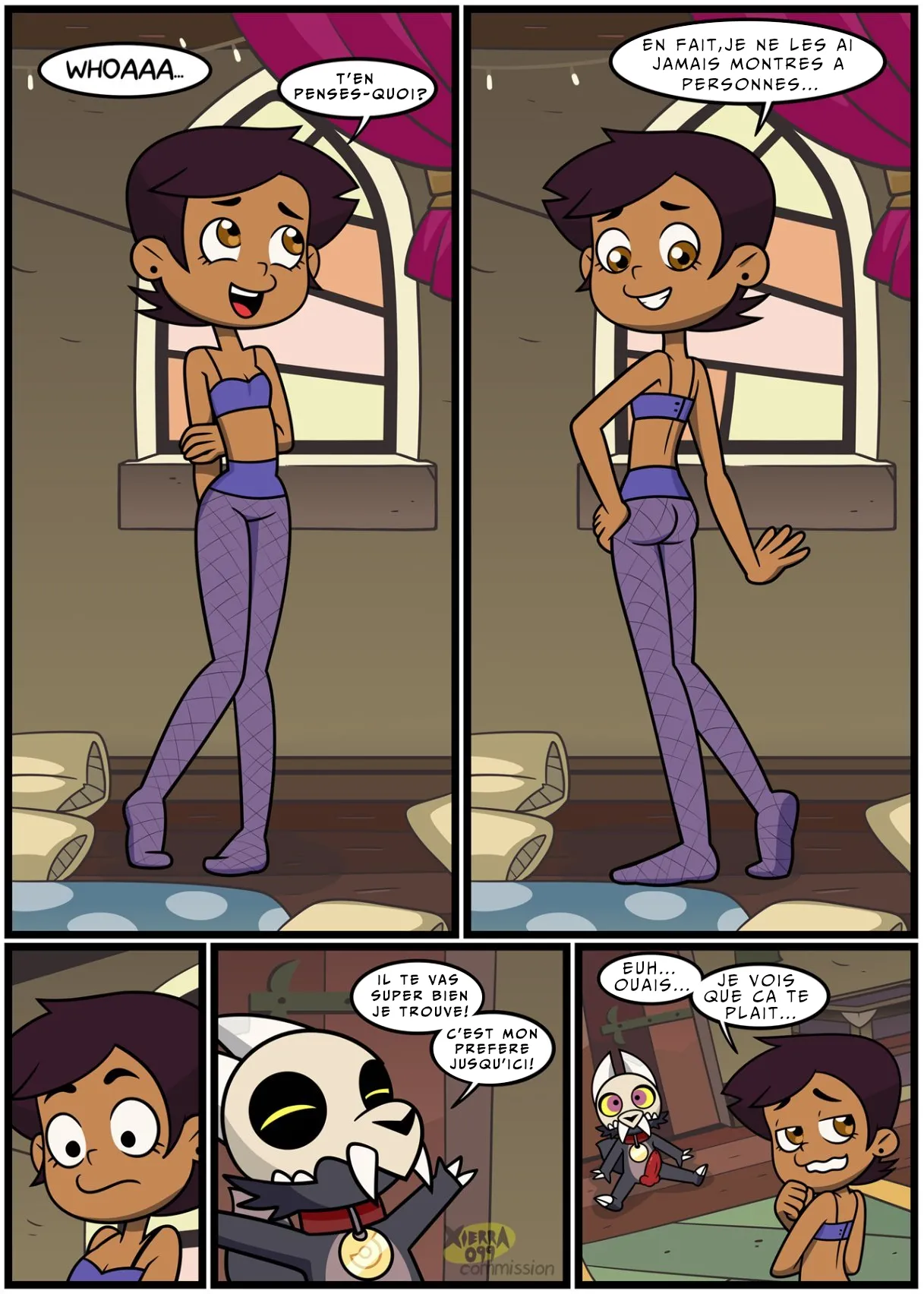 The Owl house - After Dark: King's Cheer up/Dress up party page 6 full