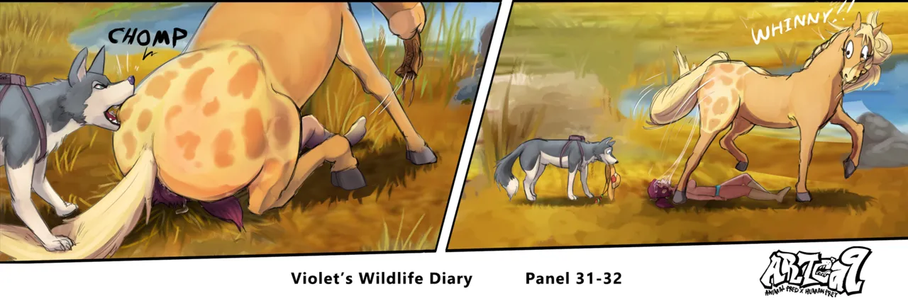 Violets Wildlife Diary CH 1-7 page 12 full