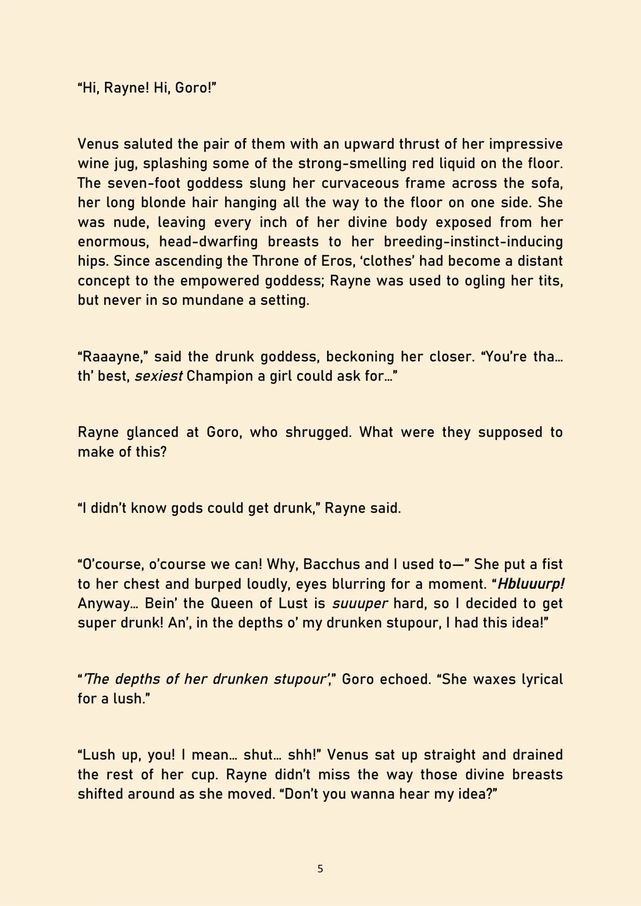 The Vorny Goddess page 5 full