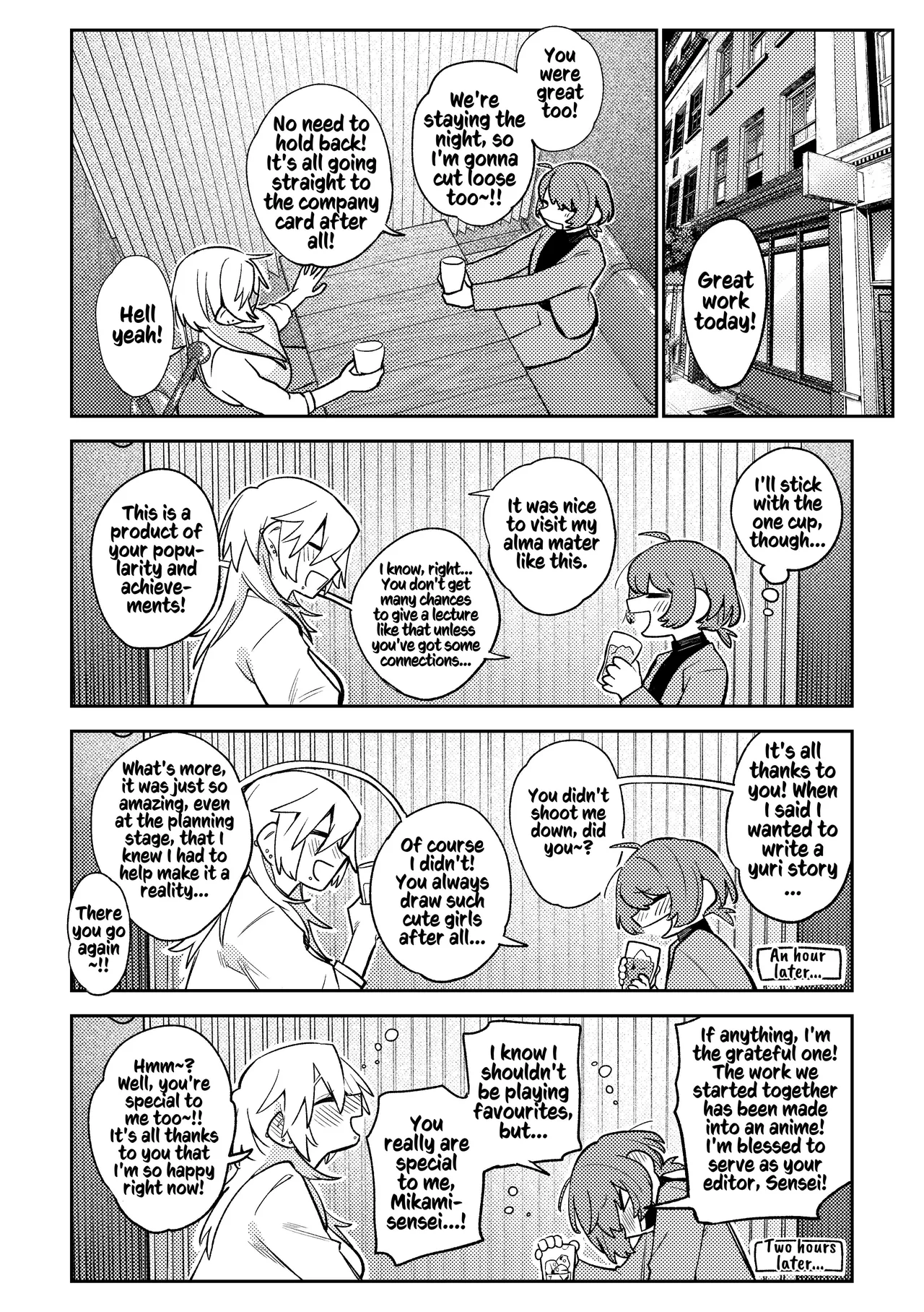 Urekko Mangaka-san to Shigodeki Henshuu-san | Popular Manga Artist and Work Adept Editor page 12 full
