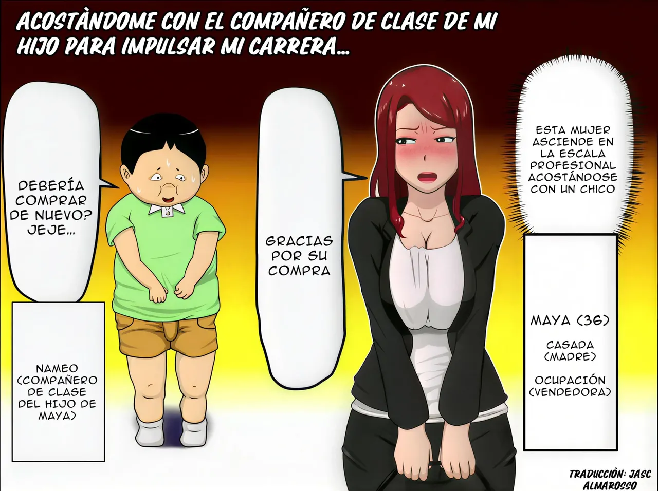 Musuko no Doukyuusei ni Makura Eigyou Shita...｜Acostándome con el compañero de clase de mi hijo para impulsar mi carrera... page 1 full