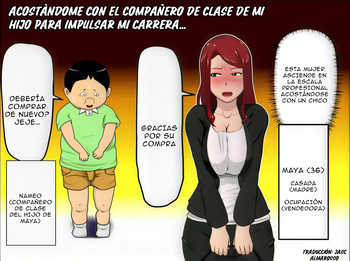 [Almarosso] Musuko no Doukyuusei ni Makura Eigyou Shita...｜Acostándome con el compañero de clase de mi hijo para impulsar mi carrera... [Spanish] [Jasc] cover
