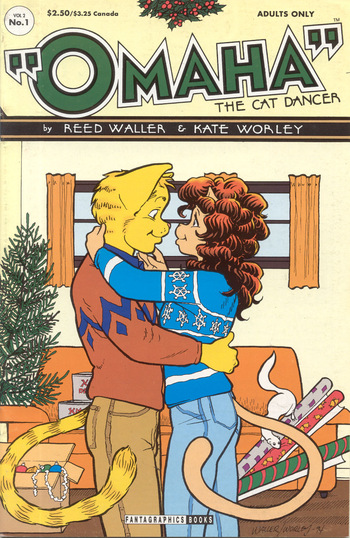 Omaha Fantagraphics #1 [Reed Waller & Kate Worley] cover