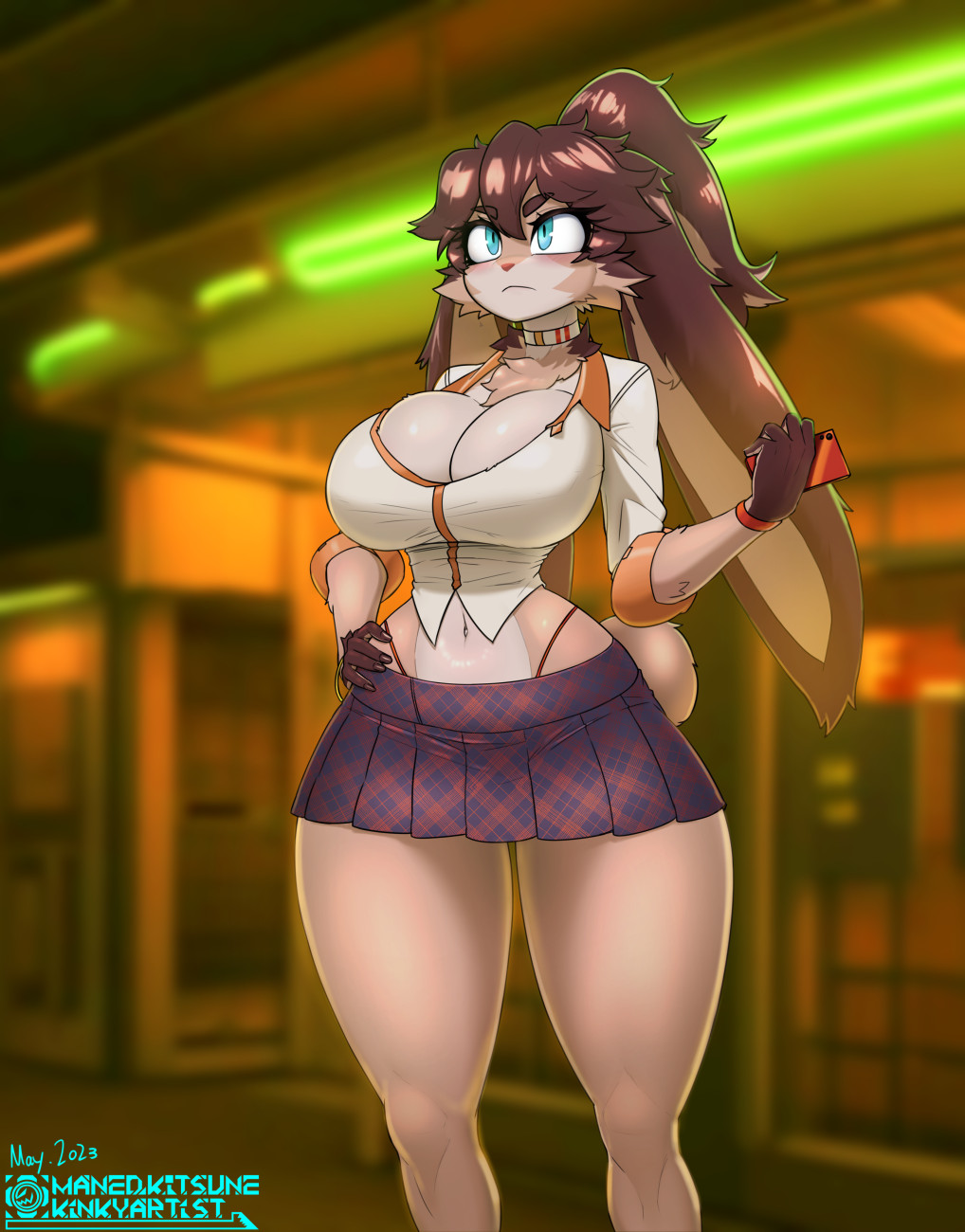 ManedKitsune Slut Lop page 1 full