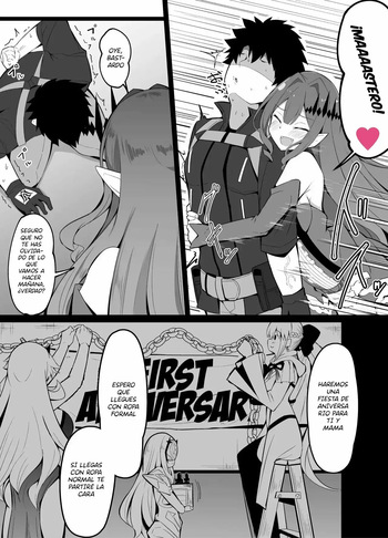 [Corundum] Master no Furete wa Ikenai Bubun o Ijitte shimau Baobhan Sith｜Baobhan sith se entromete en la privacidad de su amo (Fate／Grand Order) [Spanish] [Knight of Rebellion] [Digital] cover