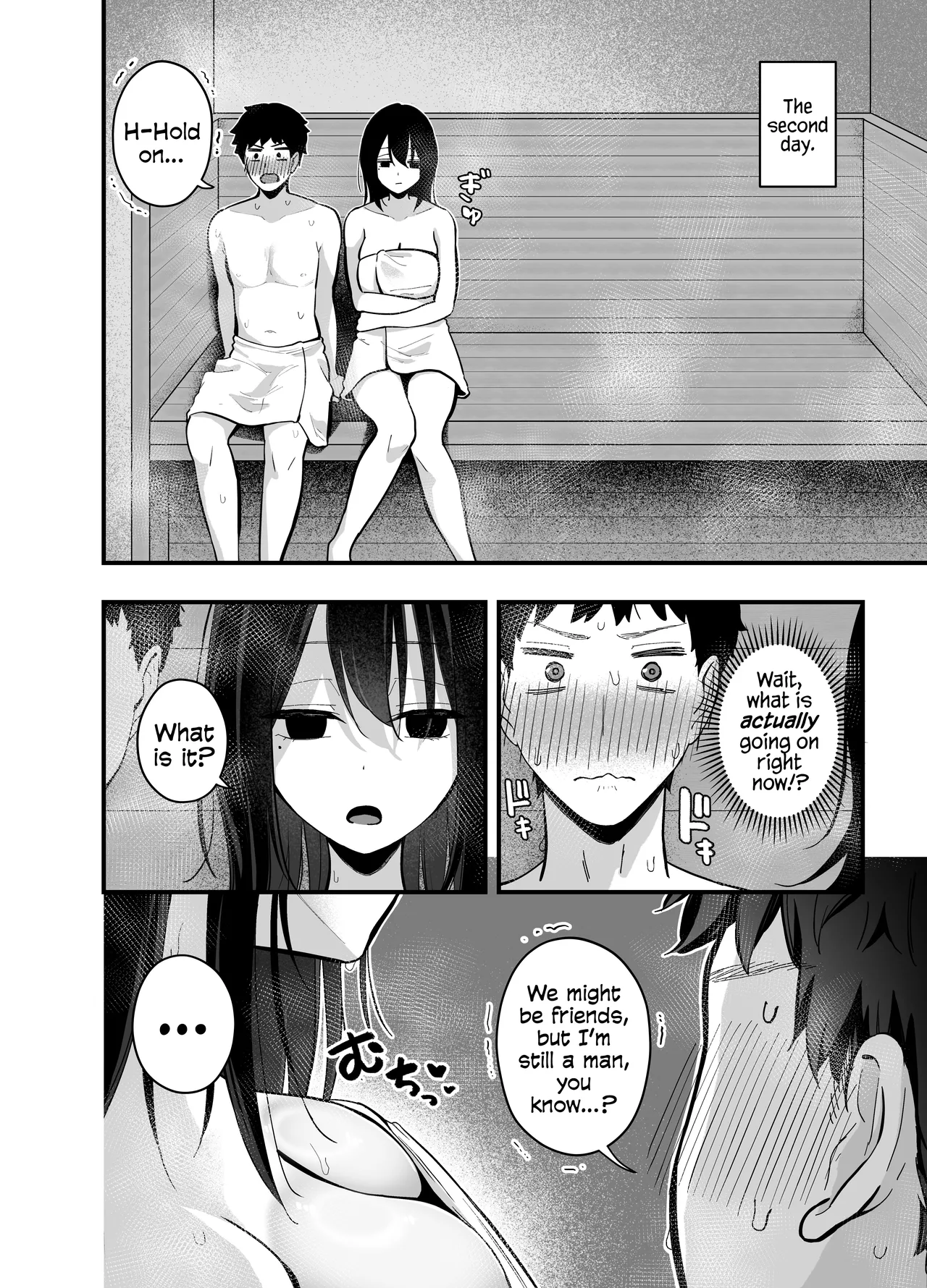 Before I Had Noticed, I Was In A Sauna With The Quiet Girl | Mukuchi na Ano Ko to Kizuitara Sauna de... page 12 full