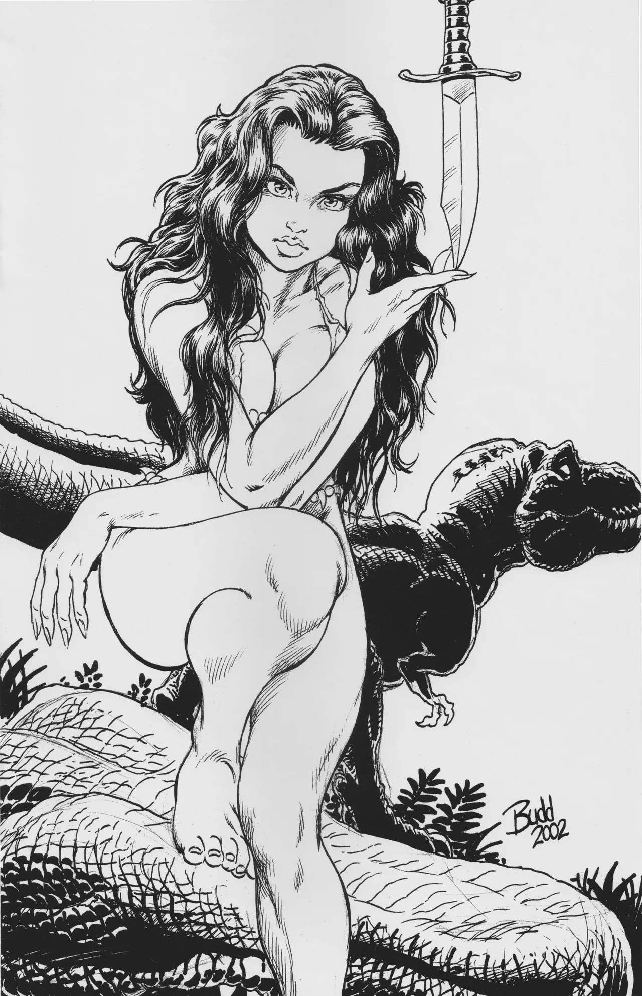 Cavewoman - Prehistoric Pinups 4 page 12 full