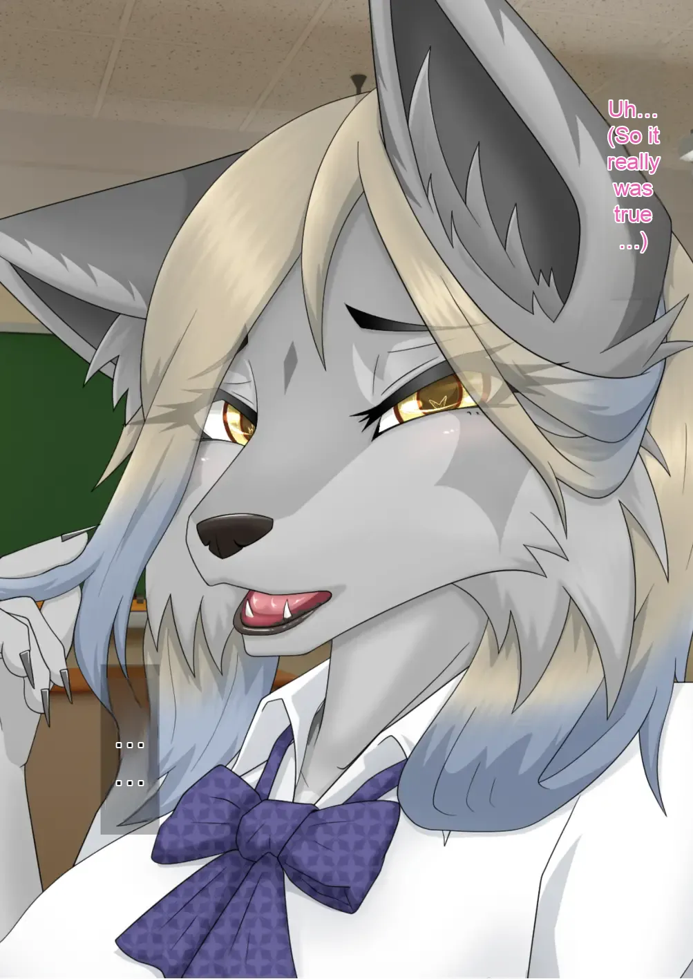 Getting relentlessly teased with her mouth by Nemophila, the wolf girl high schooler!! page 12 full