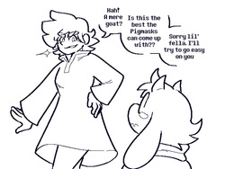 Kumatora and a Goat