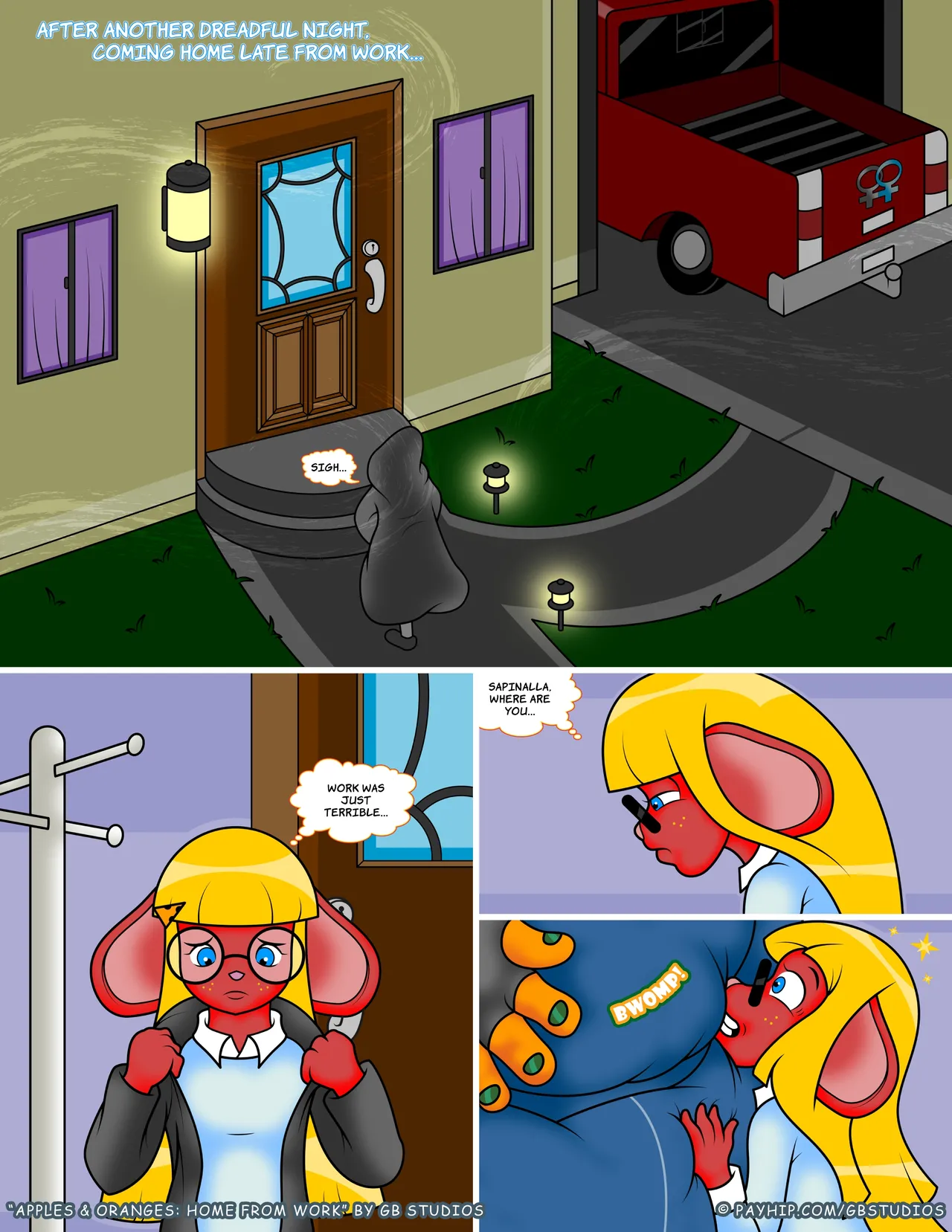 Apples & Oranges #1: Home From Work page 3 full