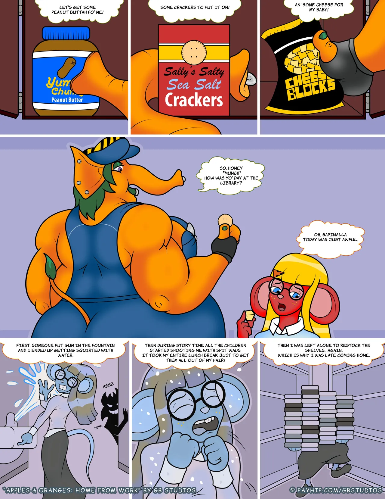 Apples & Oranges #1: Home From Work page 5 full