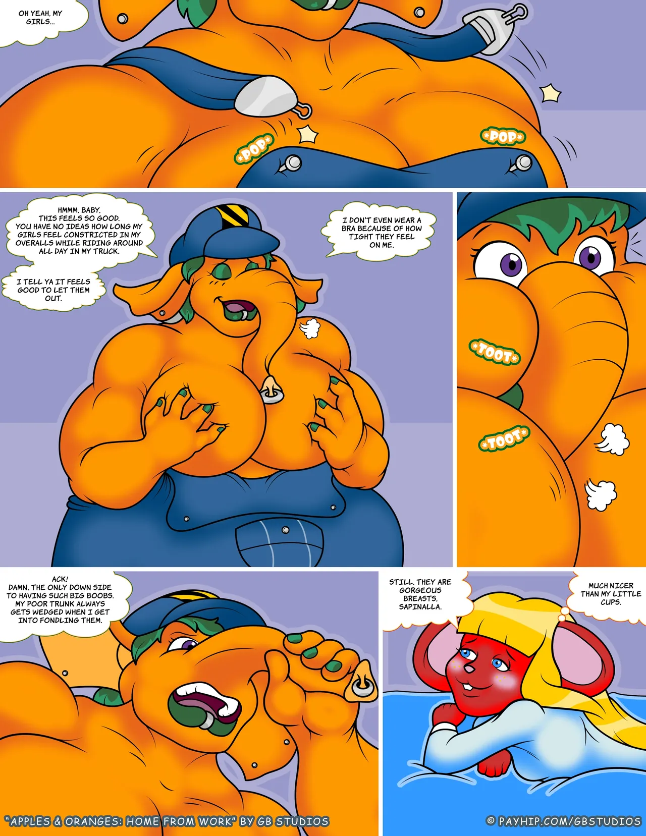 Apples & Oranges #1: Home From Work page 7 full