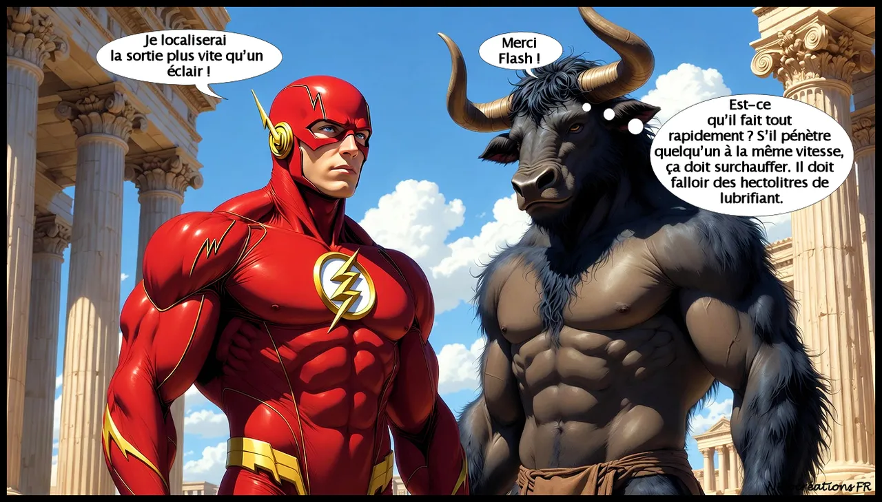 Theme: Minotaur – Part 5 – DC Comics – Artist: Nikocreations FR –  – page 4 full