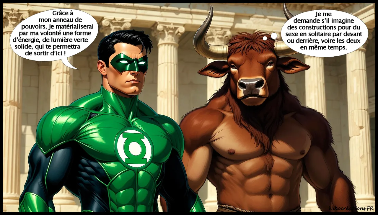 Theme: Minotaur – Part 5 – DC Comics – Artist: Nikocreations FR –  – page 6 full