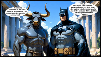 Theme: Minotaur – Part 5 – DC Comics – Artist: Nikocreations FR – [AI Generated] – [FRENCH] cover