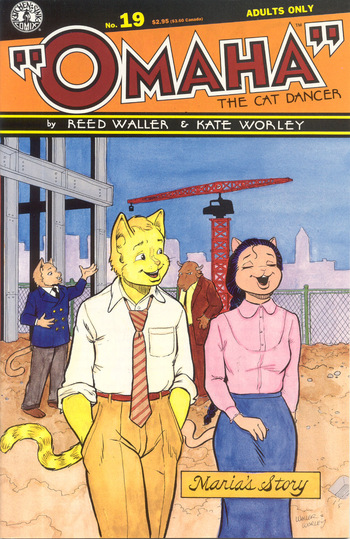 Omaha #19 [Reed Waller & Kate Worley] cover