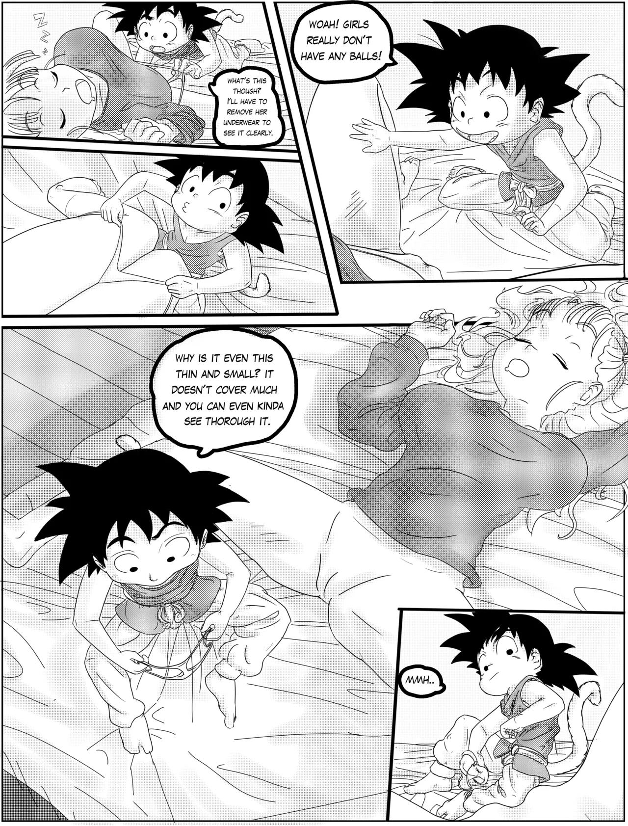 Straight Shota time goku X bulma part 1 page 3 full