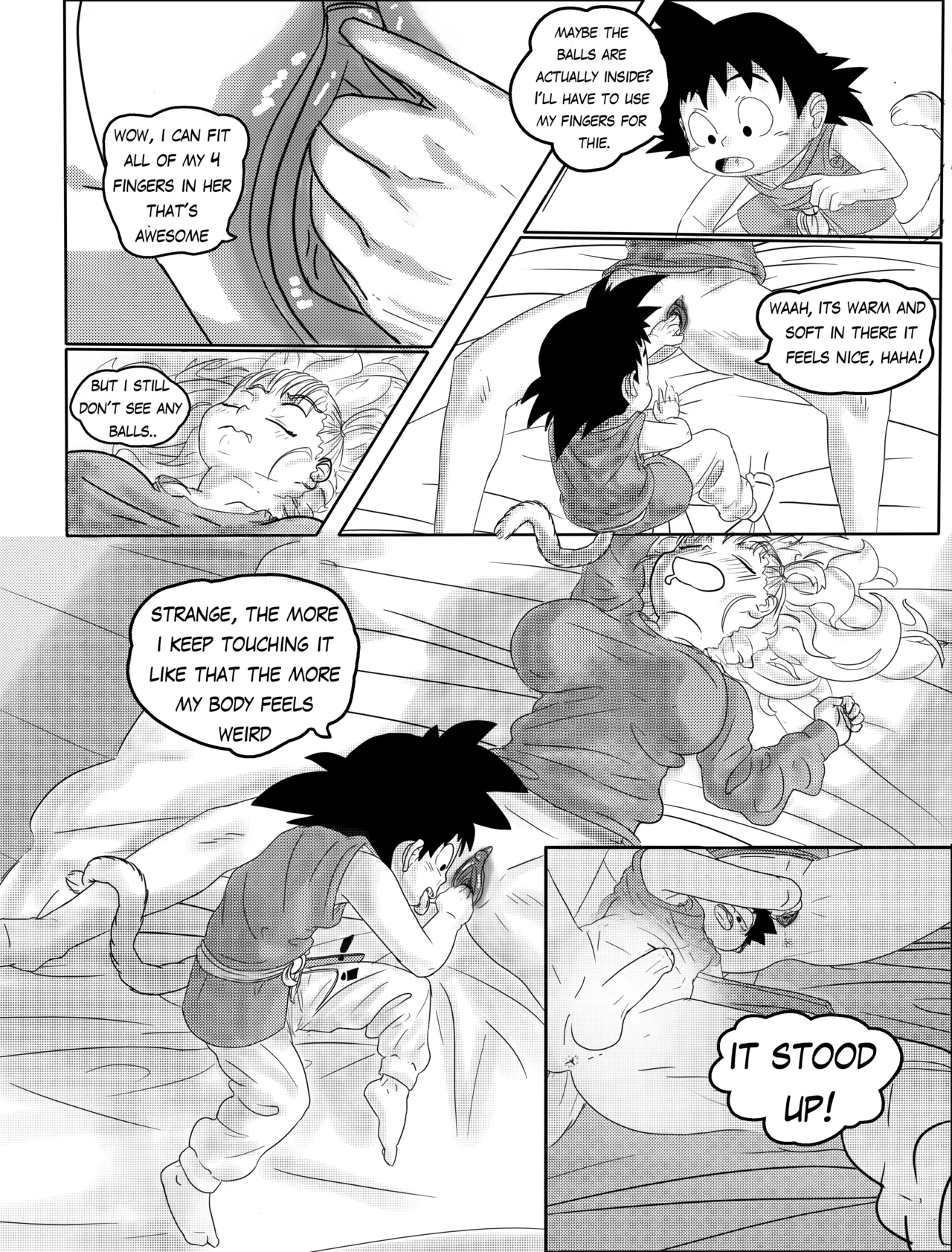 Straight Shota time goku X bulma part 1 page 4 full