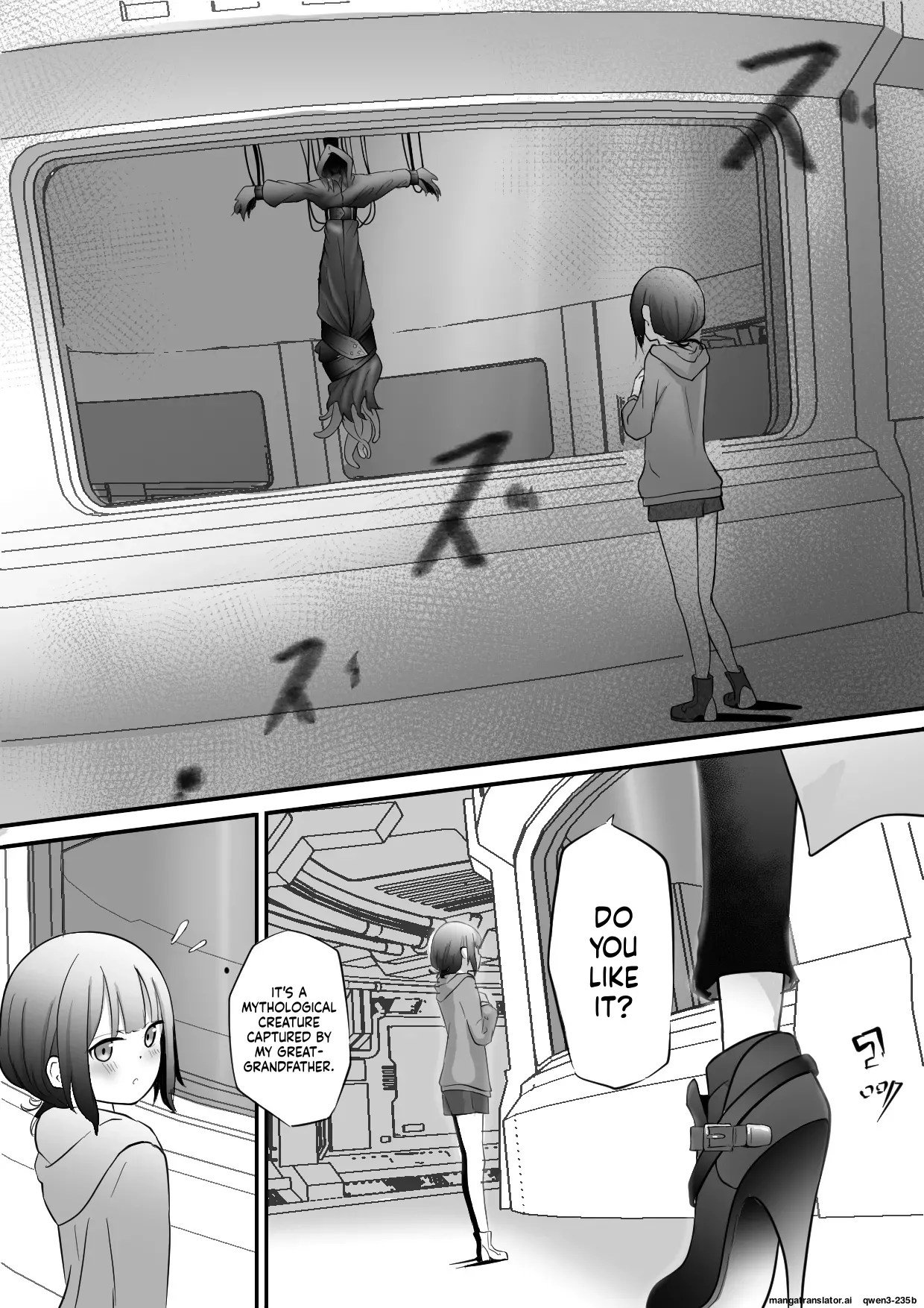 Jikken-shitsu kara Dassou Shita Igyou no Shokushu Shinwa Seibutsu ni Hoshoku Saretari Hanshoku Aite ni Saserareru Ohanashi page 2 full