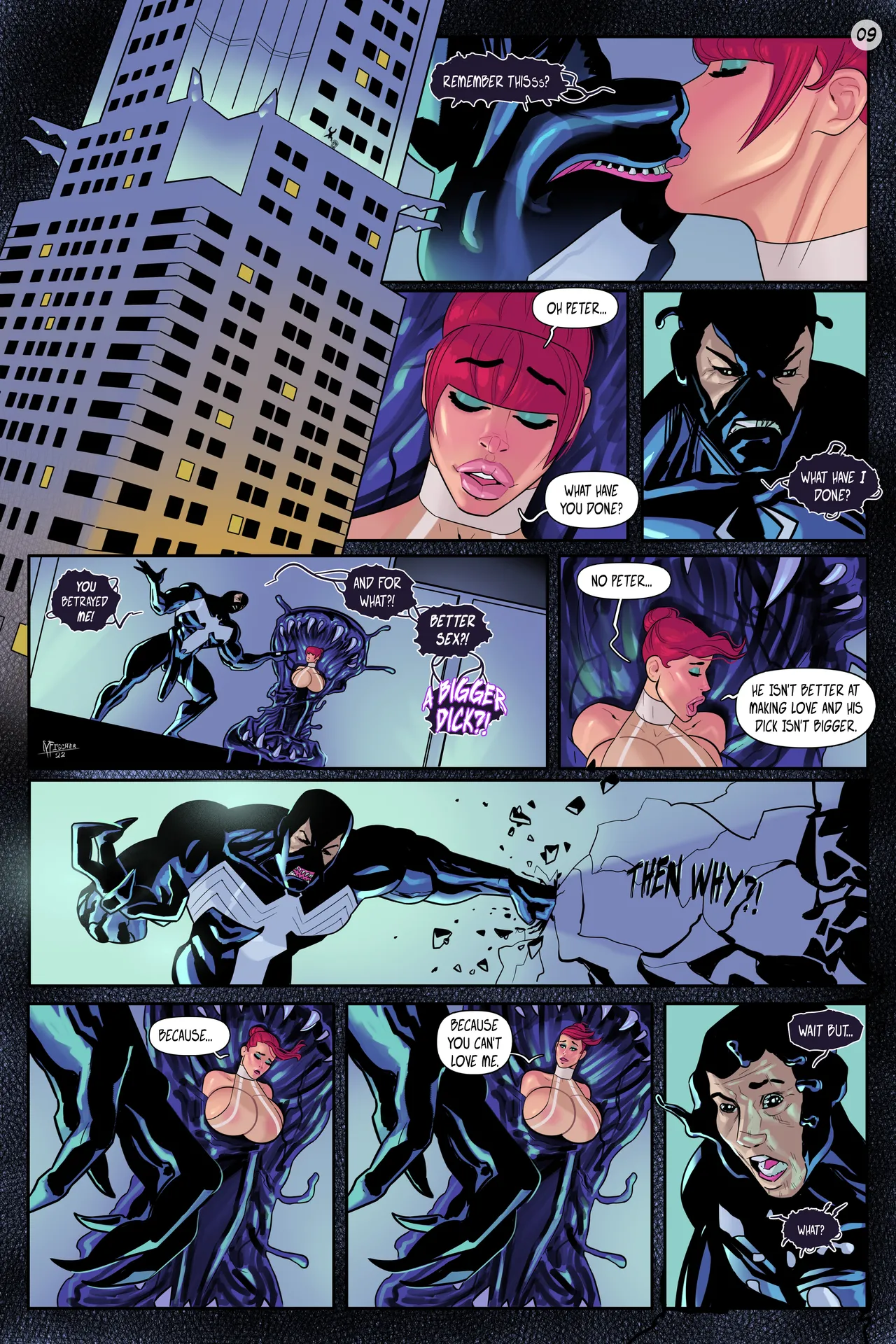 Venom's Kiss: Muscle & Bone #3 page 9 full