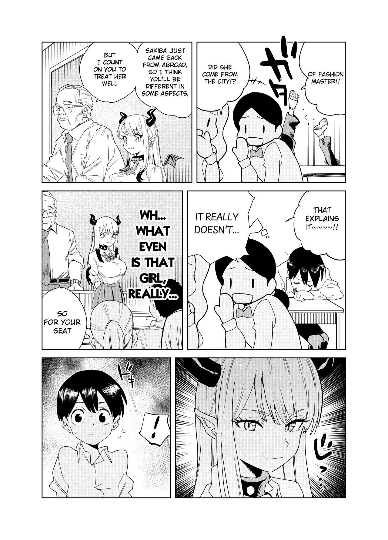 Tenkou Shitekita Gal Succubus no Gochisou wa Boku Hitori!? page 4 full