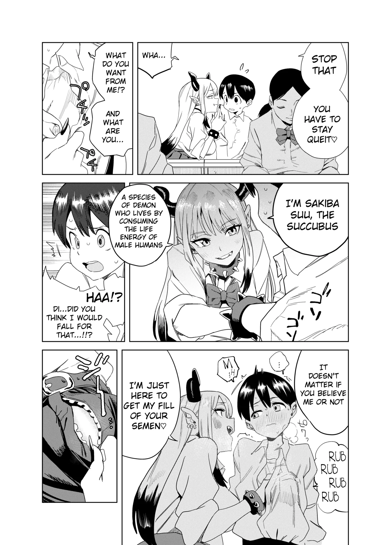 Tenkou Shitekita Gal Succubus no Gochisou wa Boku Hitori!? page 8 full