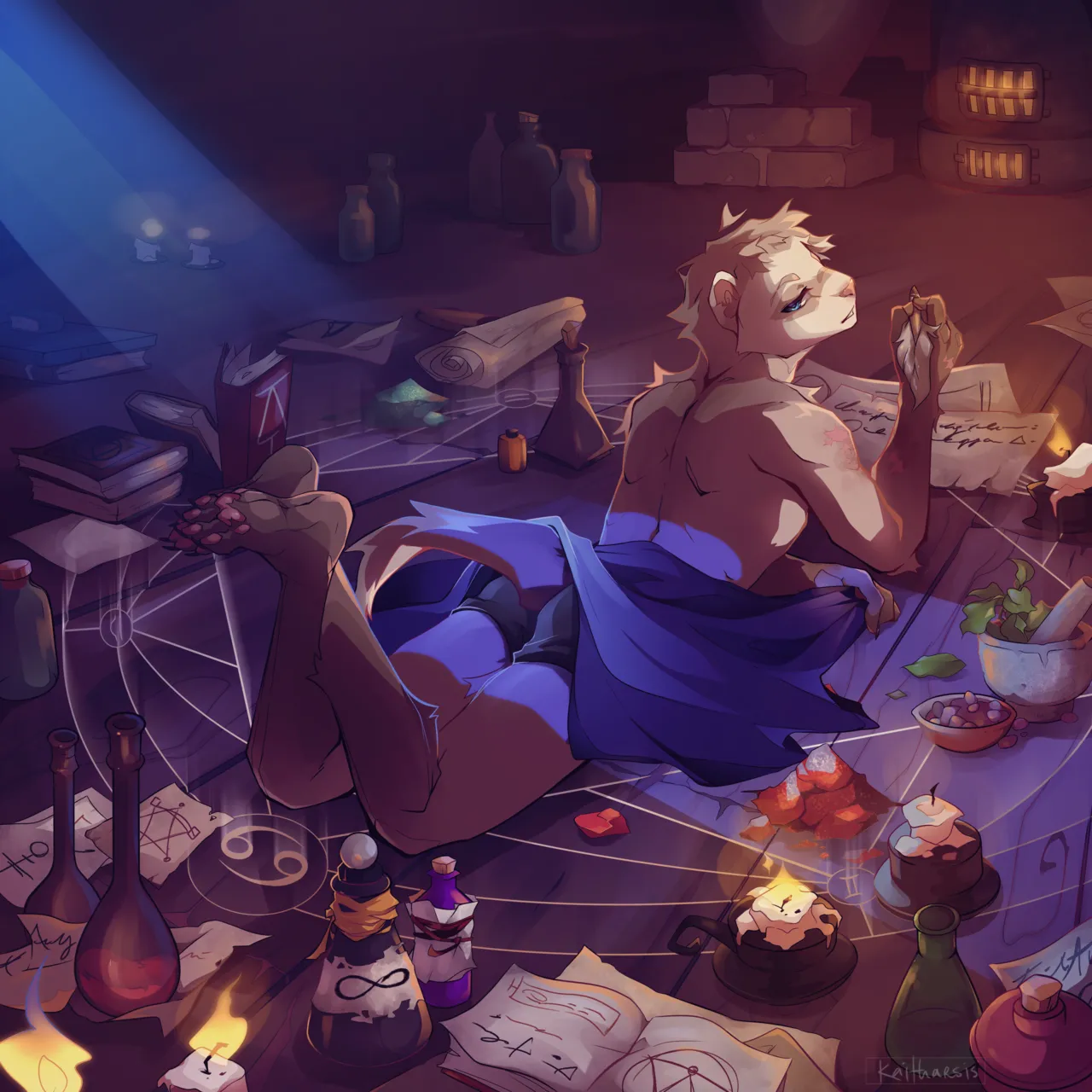 Boys of the Beast World 2024 Masculine Calendar and Pinups page 12 full