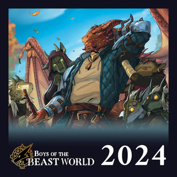[Heartleaf games] (Various Artists) Boys of the Beast World 2024 Masculine Calendar and Pinups (Read Disclaimer) cover