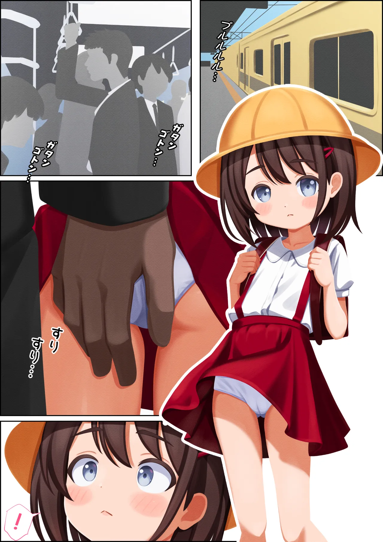 Randoseru x Tsuri Skirt x Densha x Osawari page 2 full