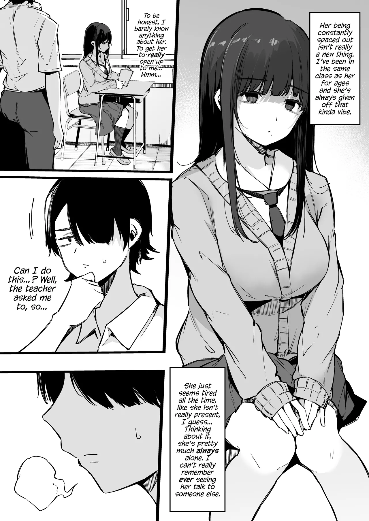 From That Day On, The Plain Looking Succubus Tried Her Hardest TO Drain My Cum | Sono Hi kara Boku wa, Class no Jimime na Inma ni Hitasura Seieki o Shiboritorareru. page 4 full