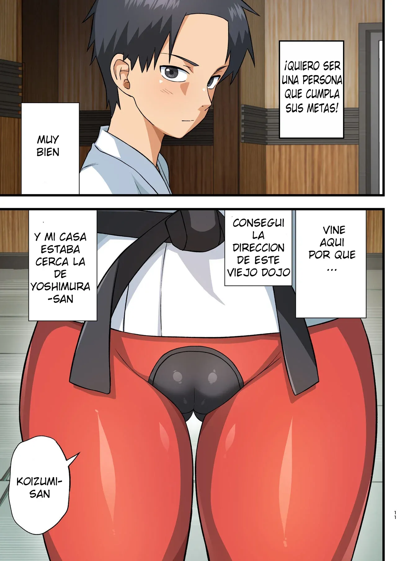 Tatakae! Yoshimura-san! 1 ~Otoko wa Full Bokki Oazuke NTR~｜¡Pelea! ¡Yoshimura-san! 1 ~Hombre con Pene Erecto en Espera~ page 10 full