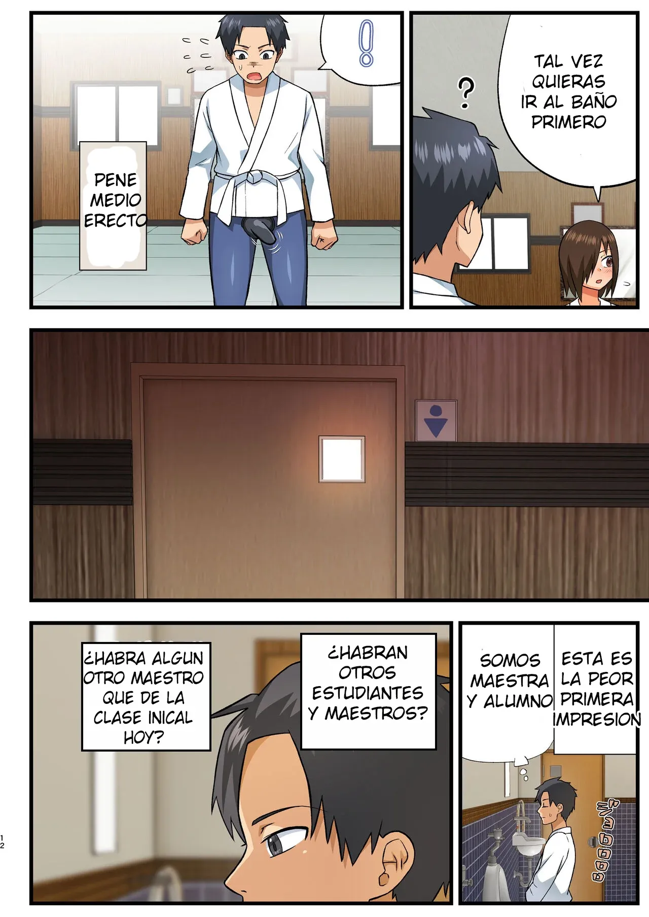Tatakae! Yoshimura-san! 1 ~Otoko wa Full Bokki Oazuke NTR~｜¡Pelea! ¡Yoshimura-san! 1 ~Hombre con Pene Erecto en Espera~ page 11 full