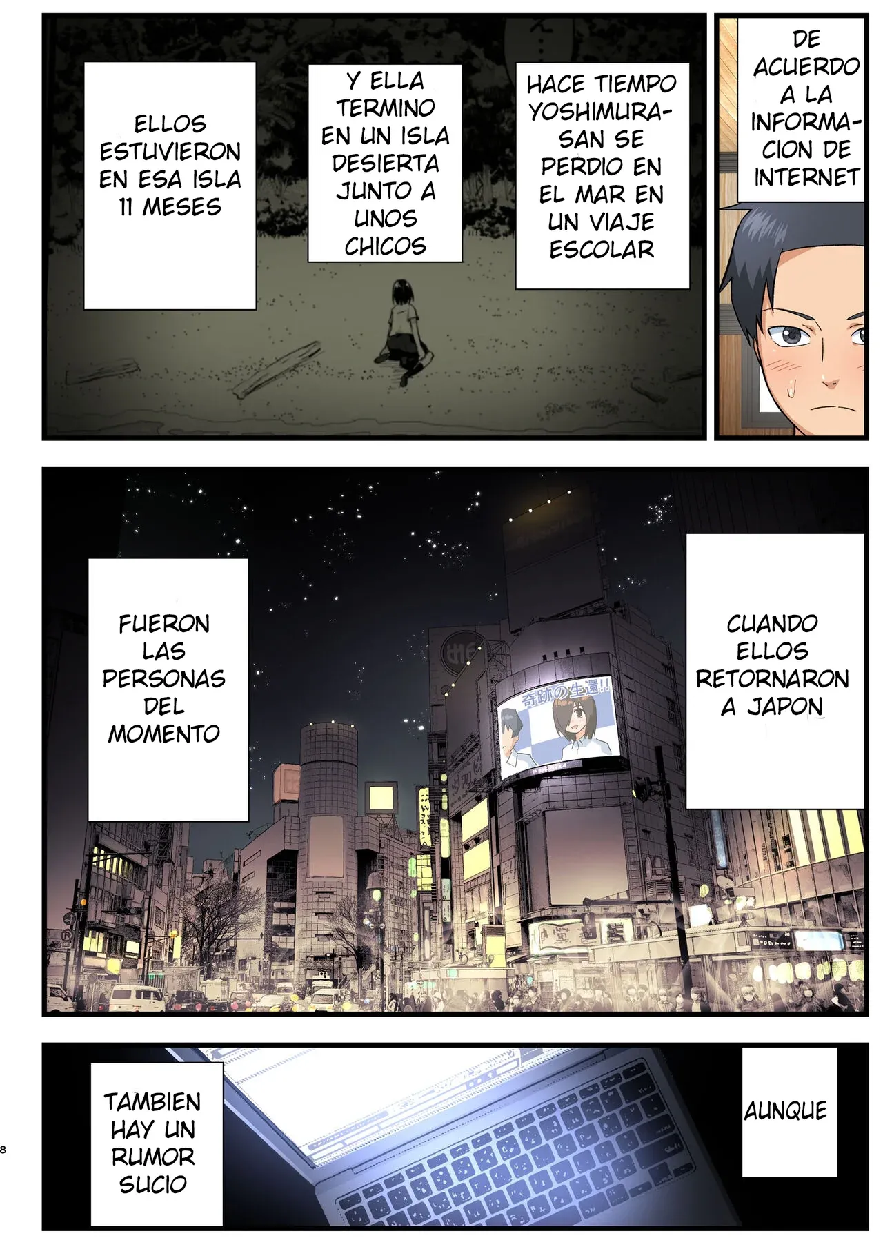 Tatakae! Yoshimura-san! 1 ~Otoko wa Full Bokki Oazuke NTR~｜¡Pelea! ¡Yoshimura-san! 1 ~Hombre con Pene Erecto en Espera~ page 7 full