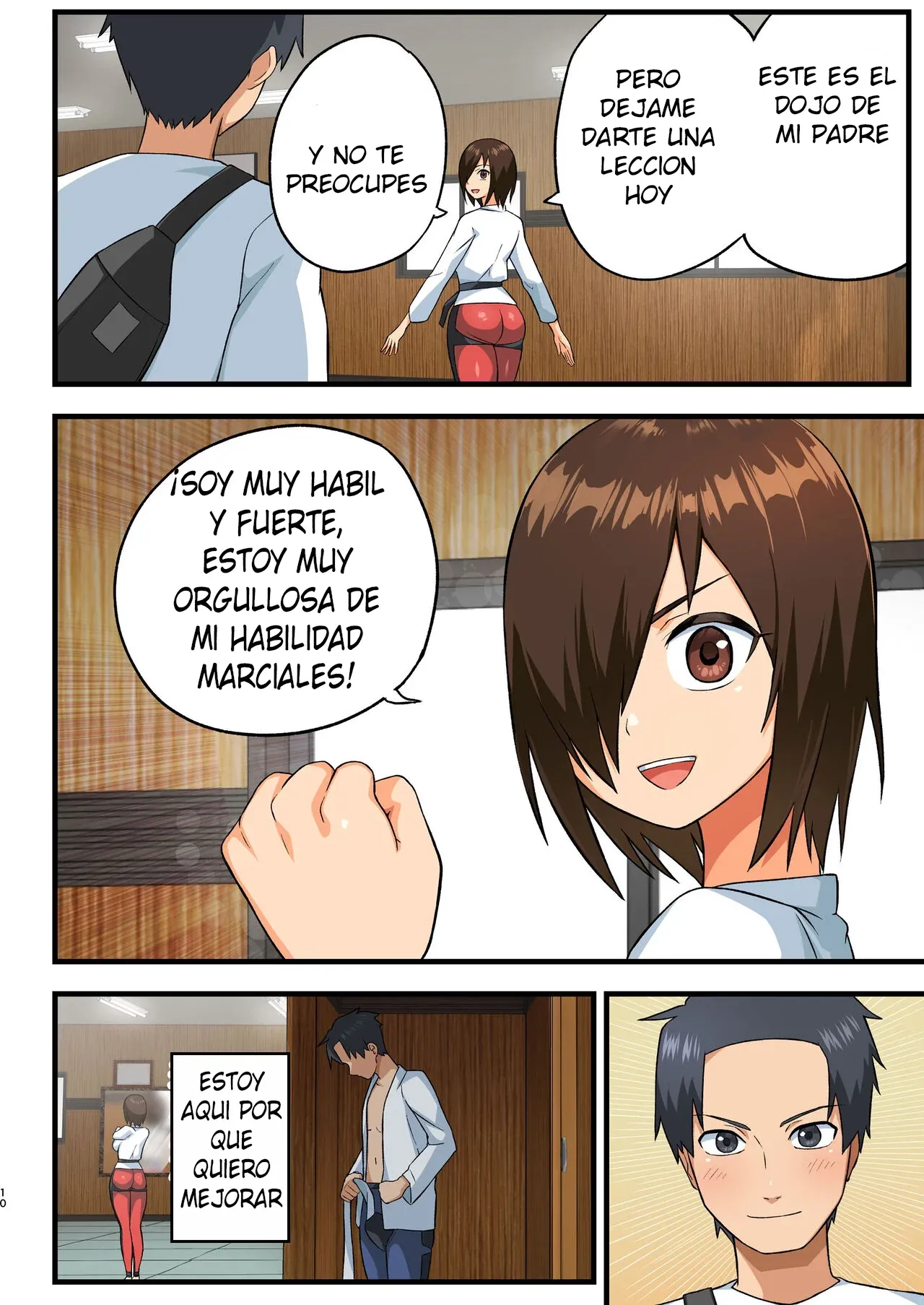 Tatakae! Yoshimura-san! 1 ~Otoko wa Full Bokki Oazuke NTR~｜¡Pelea! ¡Yoshimura-san! 1 ~Hombre con Pene Erecto en Espera~ page 9 full