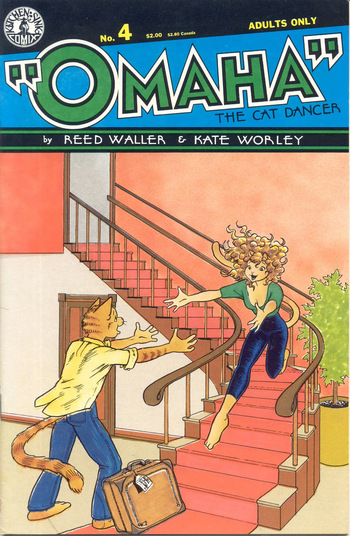 Omaha #4 [Reed Waller & Kate Worley] cover