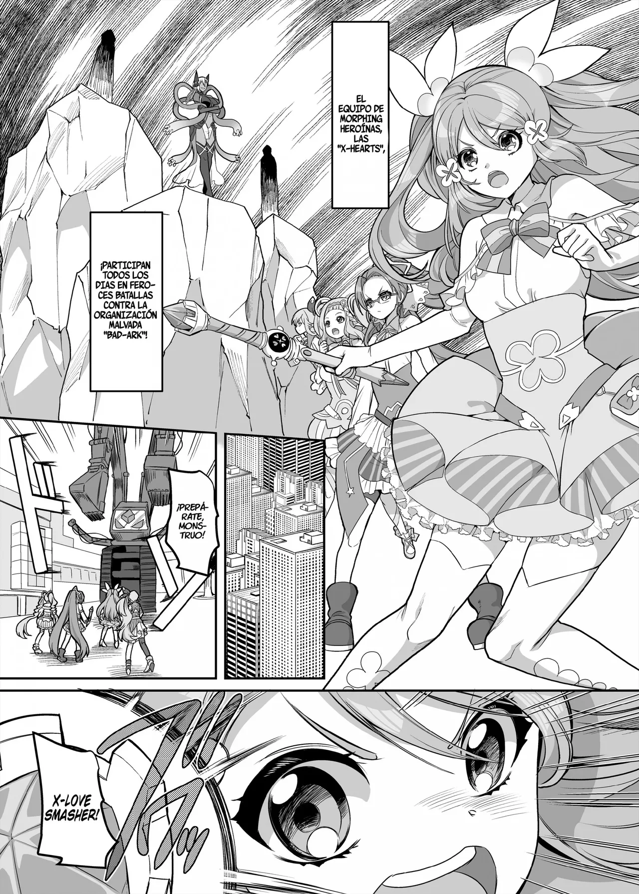 Kouji - The Smart, Diligent and Flat-Chested Blue from the Team of Morphing Heroines page 2 full