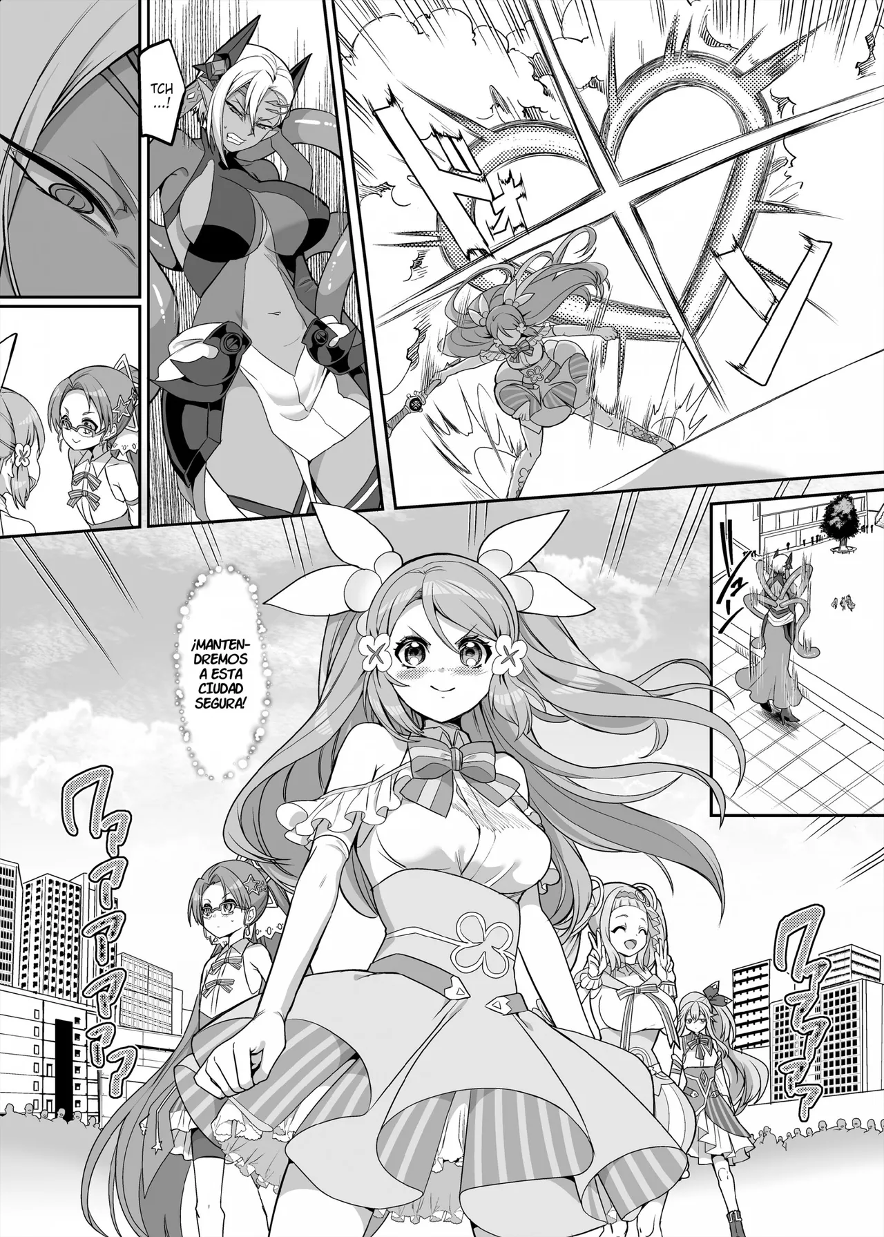 Kouji - The Smart, Diligent and Flat-Chested Blue from the Team of Morphing Heroines page 3 full