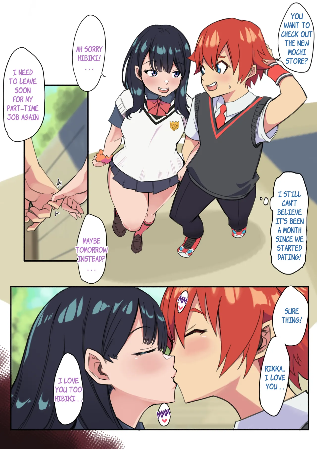 Rikka’s Second date page 1 full