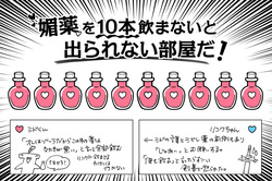 Biyaku o 10-pon Nomanai to Derarenai Heya da!