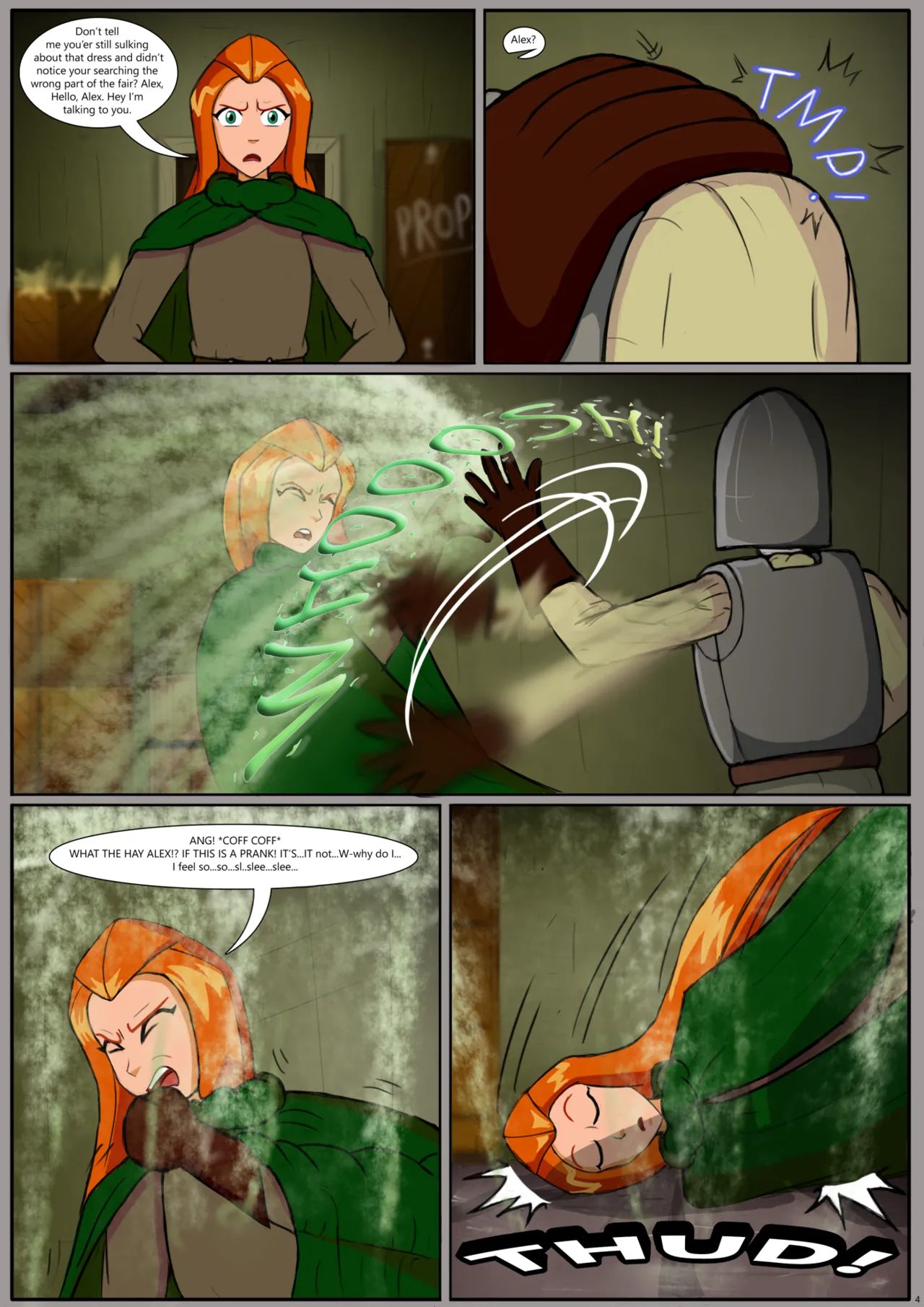Kenzoe64 - Totally Spies: Renaissance fair captive page 5 full