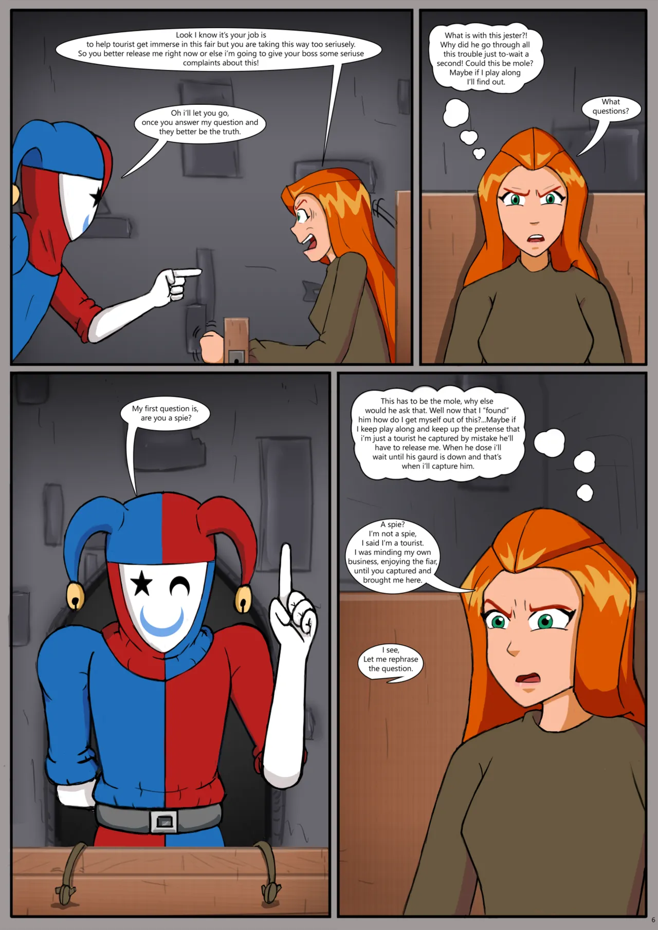 Kenzoe64 - Totally Spies: Renaissance fair captive page 7 full