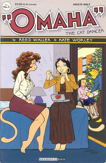 Onaha Fantagraphics #2 [Reed Waller & Kate Worley] cover