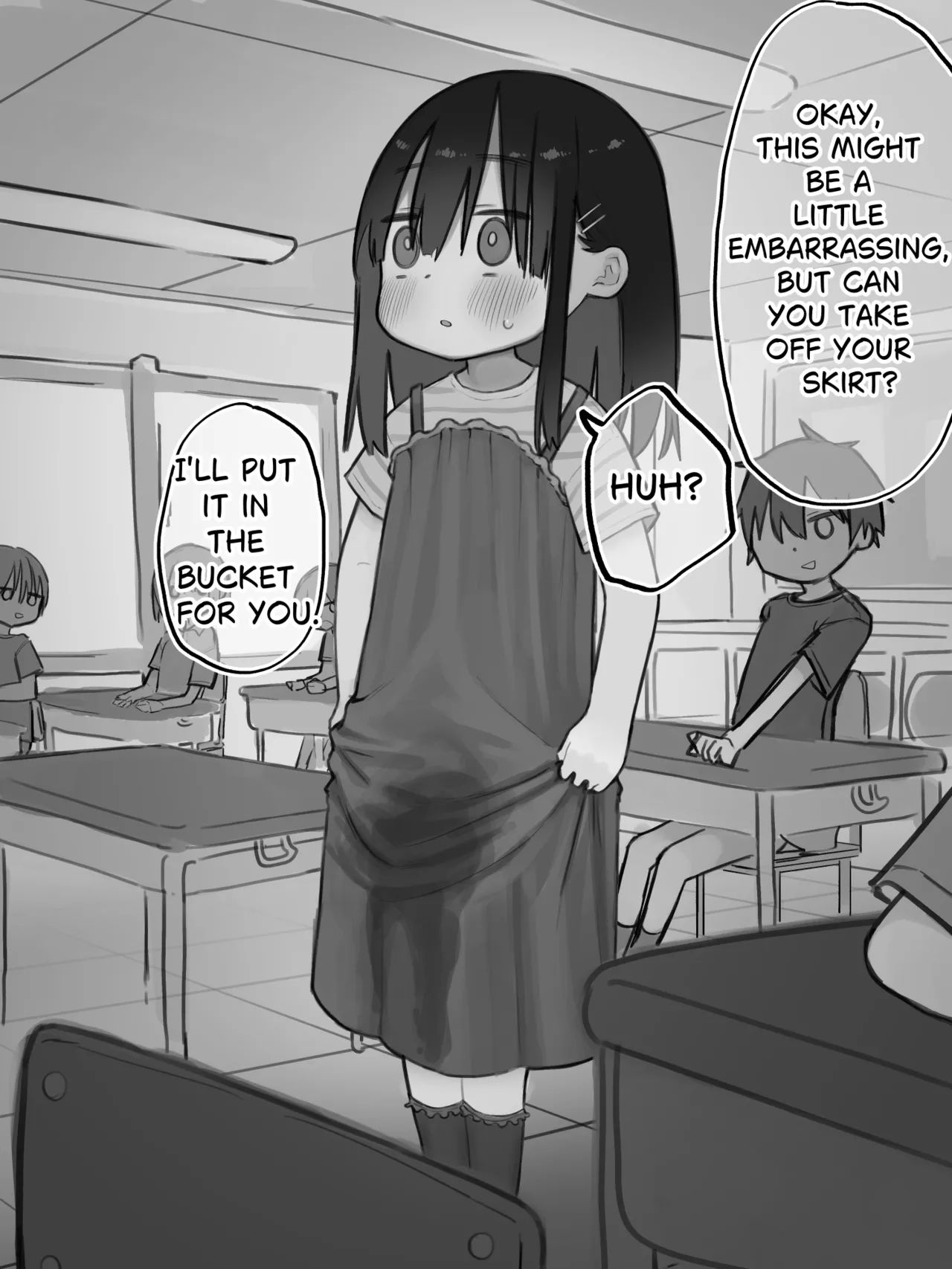 Girl stripped of wet clothes page 4 full