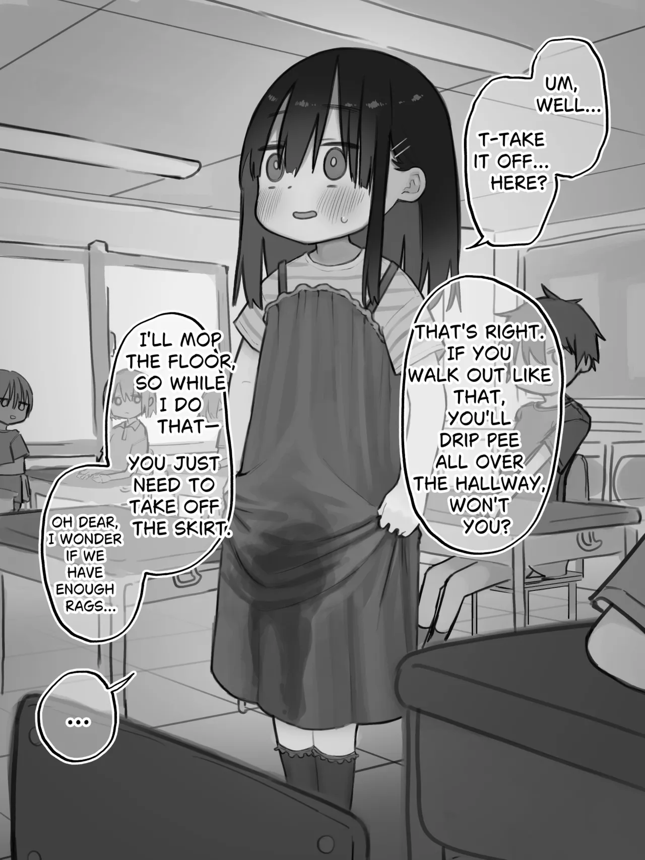Girl stripped of wet clothes page 5 full