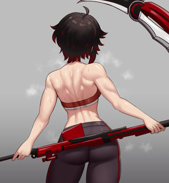 [Cslucaris] Team RWBY back muscles cover