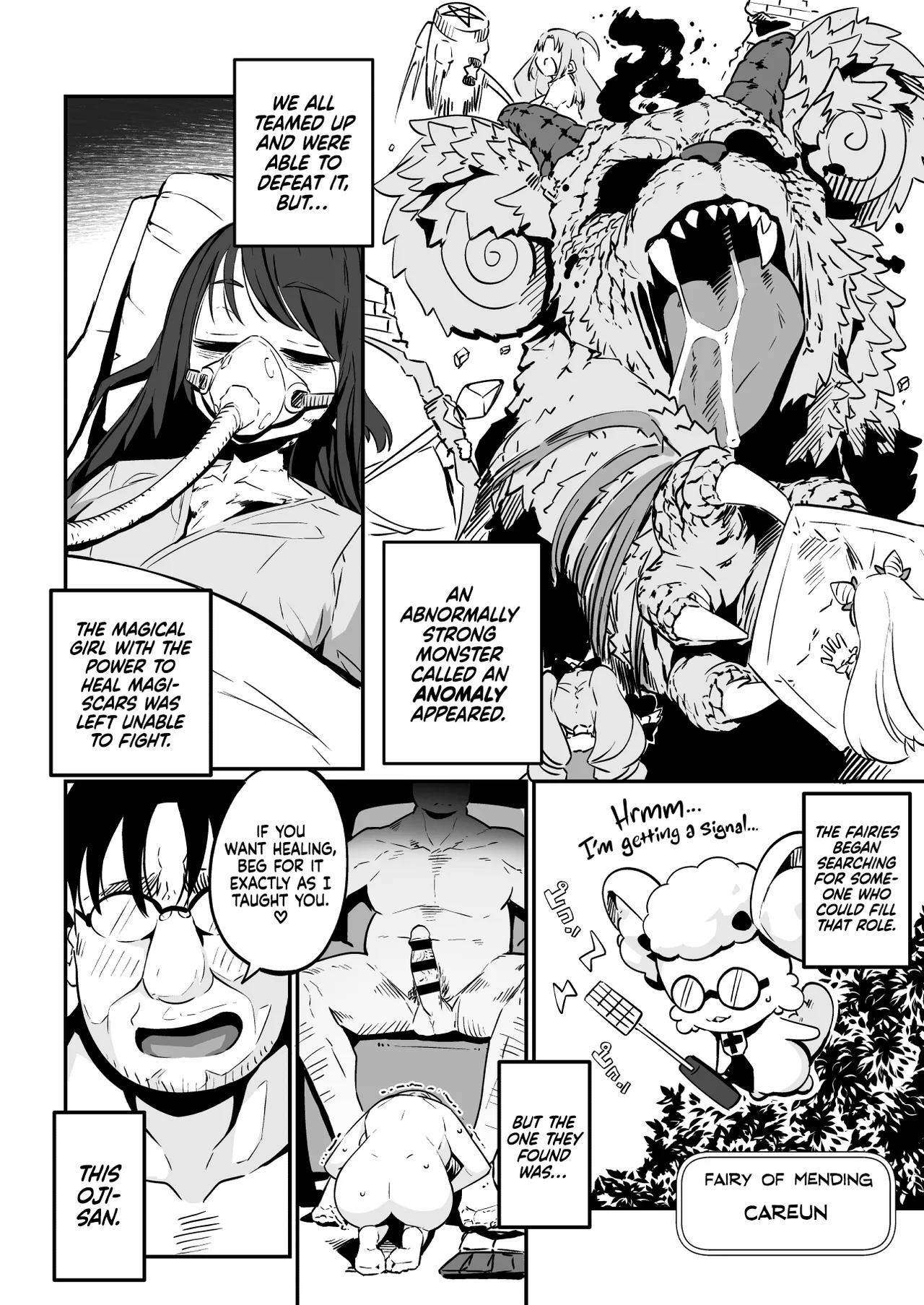 Mahou Shoujo no Naoshikata  Kizu o Naoseru no wa Oji-san dake!! | Healing  a Magical Girl - Only Oji-san Can Cure Her Wounds! page 11 full